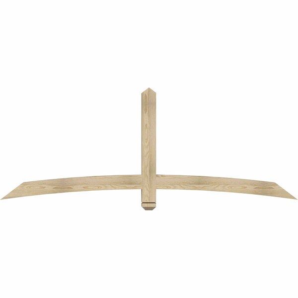 Ekena Millwork Bellingham Rough Sawn Timber Gable Bracket, Douglas Fir, 84"W x 31"H x 4"D x 4"F, 9/12 Pitch GBW084X31X0404BEL00RDF - main